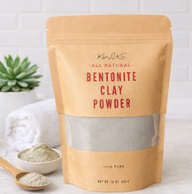 Load image into Gallery viewer, Bentonite Clay Powder – 100% Natural Detox Clay for Face, Hair &amp; Skin 16oz
